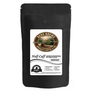 half caff low caffeine french press coffee 2 lb