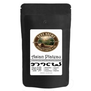 bers brews asian blend fine grind medium roasted coffee 12 oz