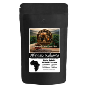 african kahawa (medium dark) roast coffee