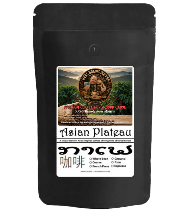asian blend coffee (medium roasted)