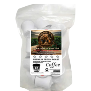 20 pack single serve cups coffee pods medium roast
